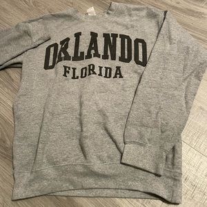Orlando Florida Gray Crewneck